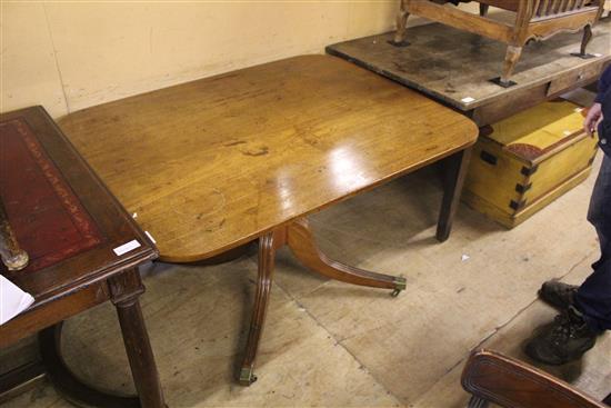 Regency mahogany breakfast table